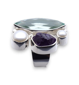 bagues argent et pierres de créateurs