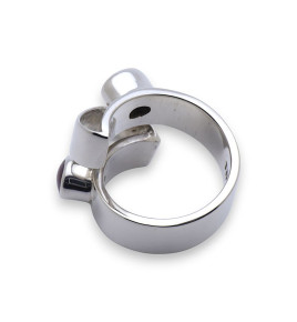 bague argent rubis de créateur