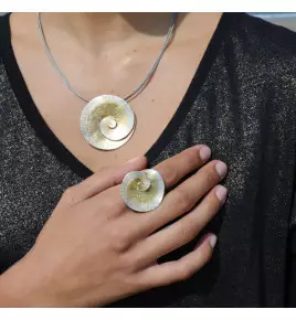 bague argent de créateur