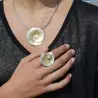 bague argent de créateur