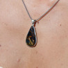 pendentif pietersite argent goutte