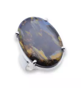 bague pietersite argent