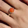 bague cornaline femme