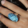 bague labradorite argent