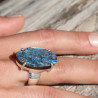 bague labradorite bleue