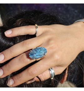 labradorite bague femme