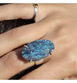 labradorite bague