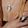 bois pétrifié bijoux