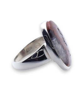 bague agate dentelle folle