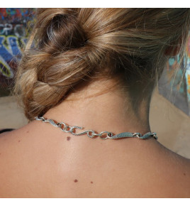collier pieuvre argent
