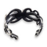 manchette argent octopus