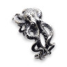 bracelet argent massif pieuvre