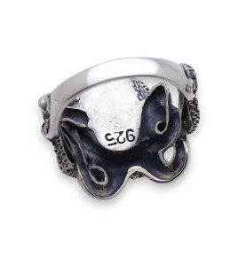 bague poulpe homme