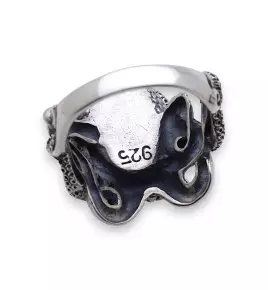 bague poulpe homme