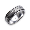 bague homme argent