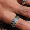 bague argent homme