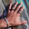 bague oeil de tigre argent