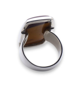 bague argent pierres multicolores