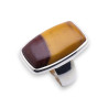 bague jaspe argent