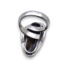 bague argent bois fossile femme