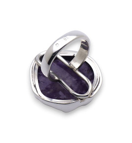 bague argent améthyste femme