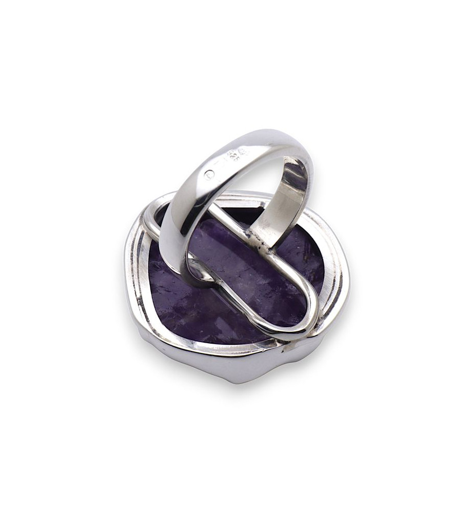 bague argent améthyste femme