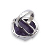 bague argent améthyste femme