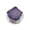 bague argent pierre améthyste