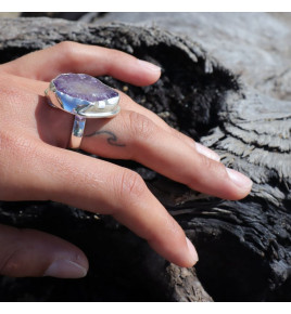 bague améthyste stalactite