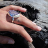 bague améthyste stalactite