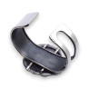 bracelet manchette argent pierre