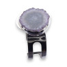 bracelet manchette argent pierre amethyste