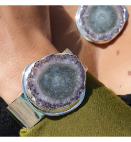 améthyste bracelet femme