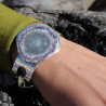 améthyste bracelet manchette argent