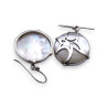 boucles d'oreilles nacre