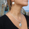 pendentif nacre blanche