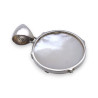 pendentif nacre argent