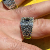 onyx bague chevaliere homme