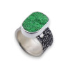 bague uvarovite de créateur