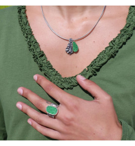 uvarovite pendentif