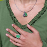 uvarovite pendentif
