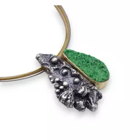uvarovite pendant