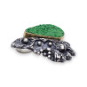 pendentif uvarovite femme