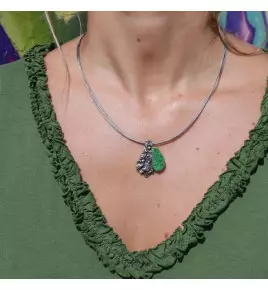 uvarovite pendant