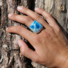 bague argent apatite femme