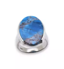 bague argent apatite femme