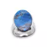 bague argent apatite femme