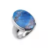 bague apatite bleue