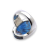 bague argent avec pierre apatite