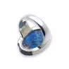 bague argent avec pierre apatite